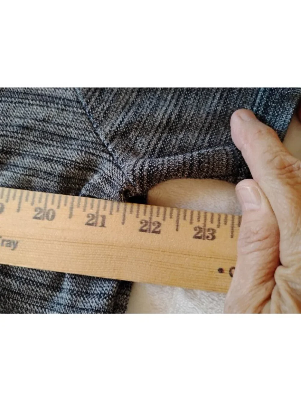 Banana Republic Mens Polo Shirt Casual School Work XL Marled Gray Black Pocket